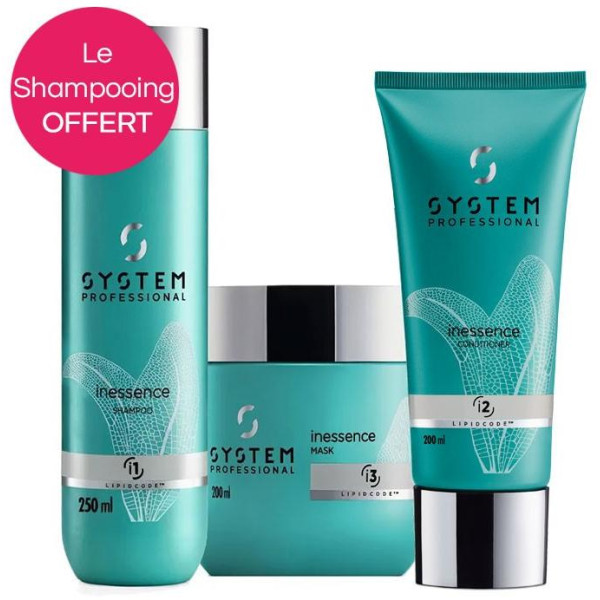 Routine régénérante Inessence System Professional avec shampooing OFFERT