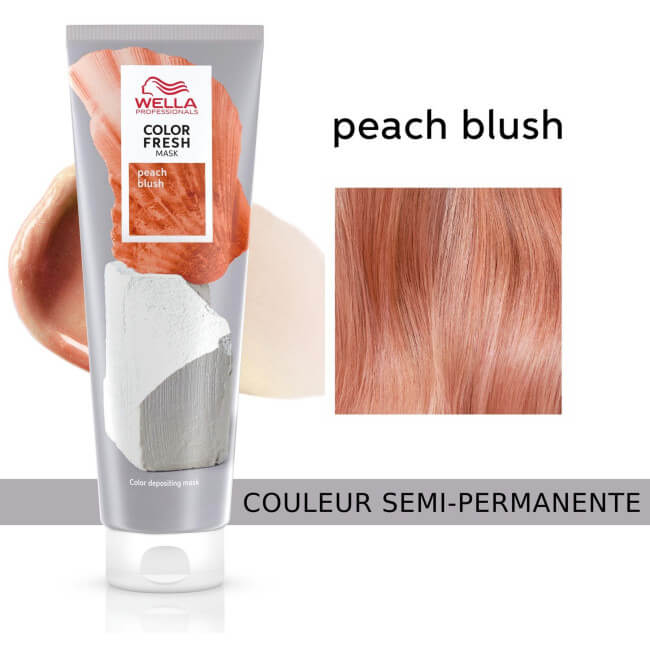 Máscara colorante Peach Blush Color Fresh Mask Wella 150ML