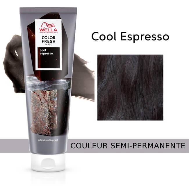 Masque colorant Cool Espresso Color fresh Mask Wella 150ML  