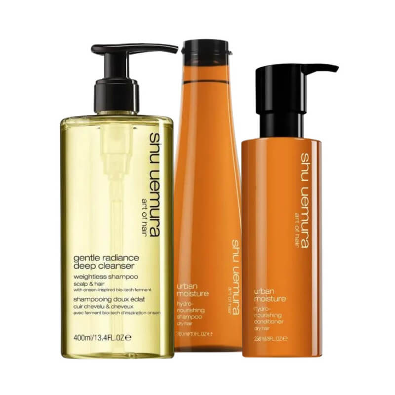 Ritueel shampoo + conditioner Urban Moisture Shu Uemura