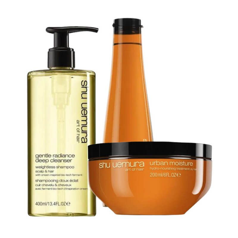 Shu Uemura Urban Moisture shampoo + mask ritual