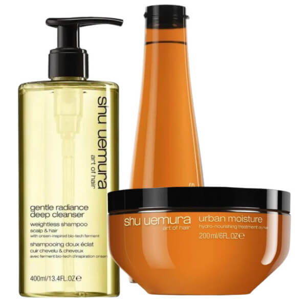 Shu Uemura Urban Moisture shampoo + mask ritual