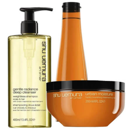 Shu Uemura Urban Moisture shampoo + mask ritual