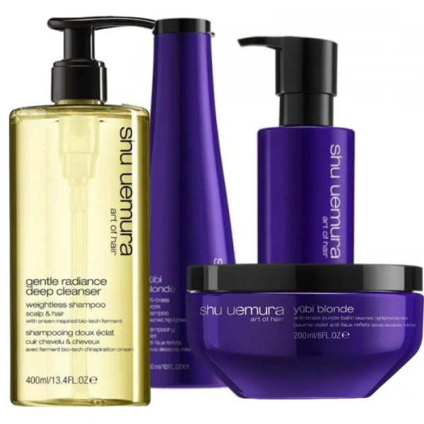 Yubi Blonde Shu Uemura Ritual completo antirreflejos