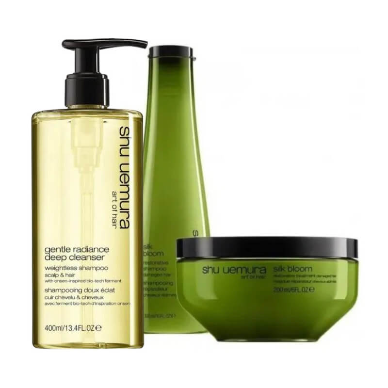 Rituel shampooing + masque Silk Bloom Shu Uemura