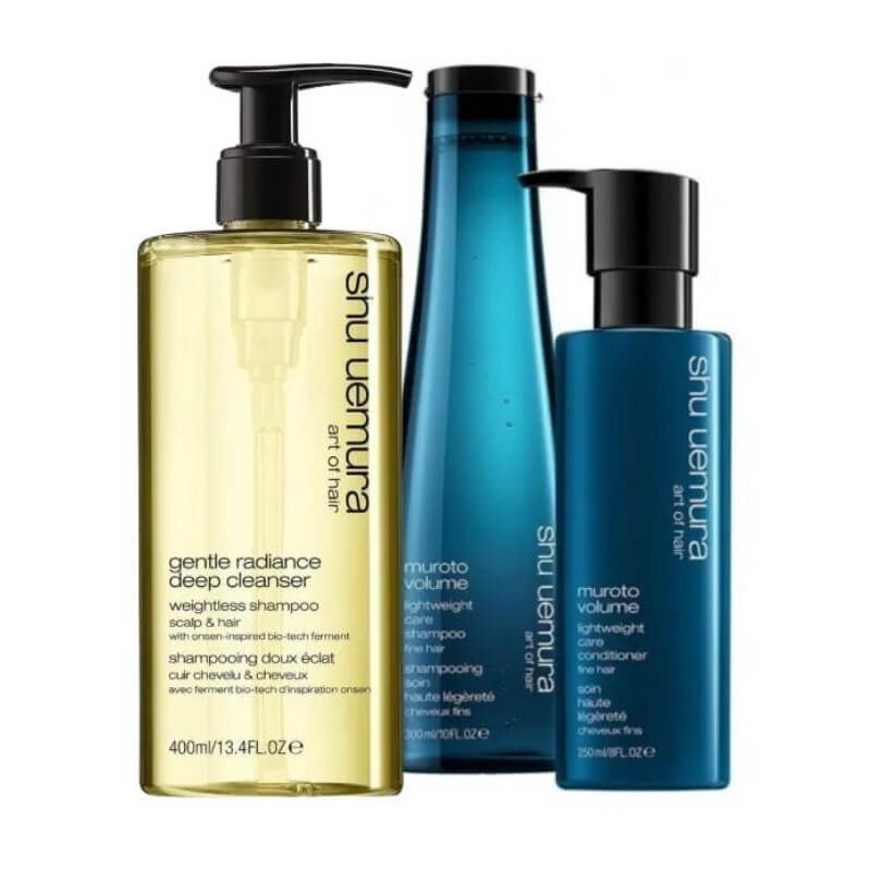 Rituel shampooing + conditionneur Muroto Volume Shu Uemura