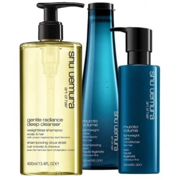 Shu Uemura Muroto Volume shampoo + conditioner ritual