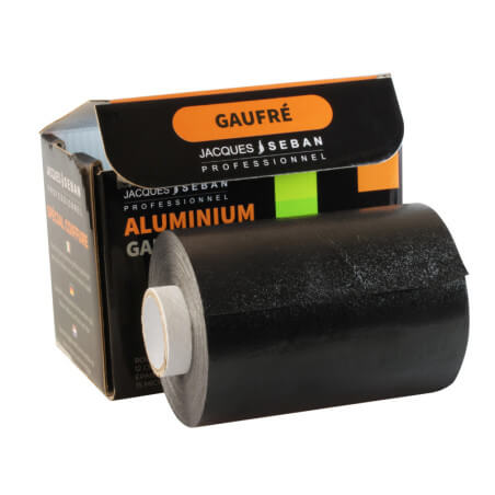 Zwart gewafeld aluminium 15 micron