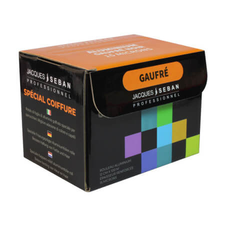 Zwart gewafeld aluminium 15 micron
