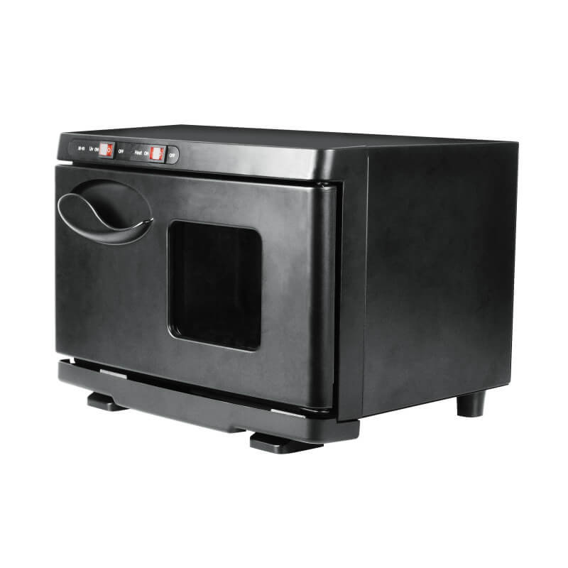 Zwarte handdoekverwarmer
