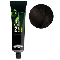 Coloration iNOA 4.15 châtain cendré acajou