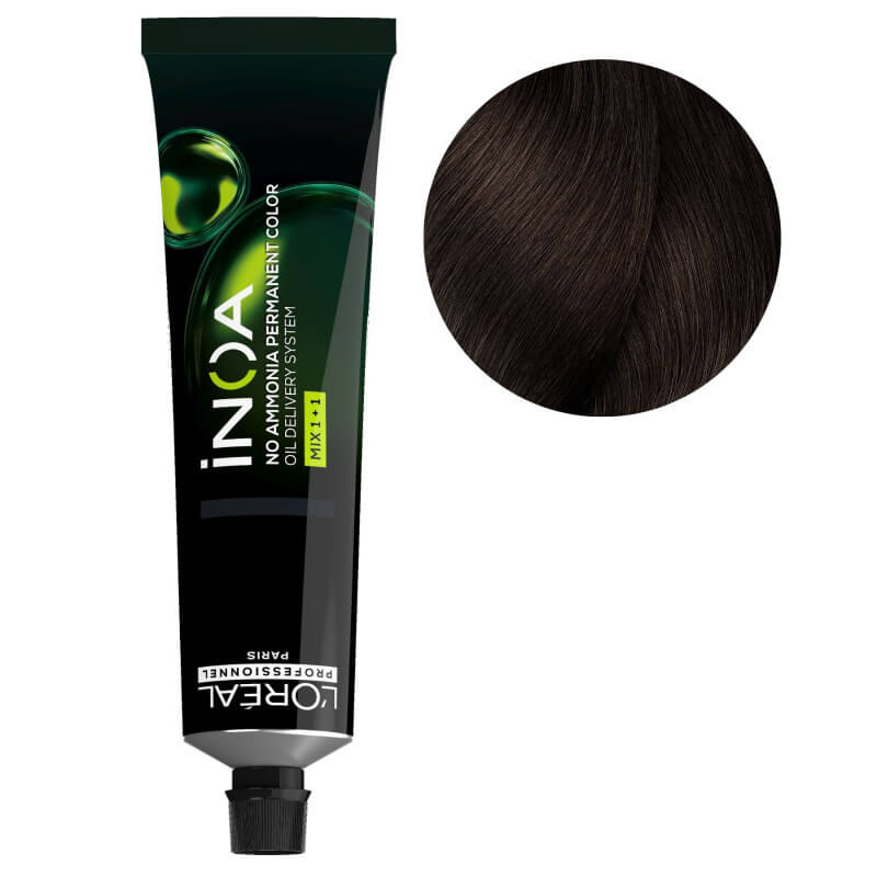 Coloration iNOA 4.35 châtain doré acajou