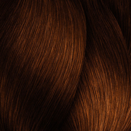 Coloration iNOA 4.45 châtain cuivré acajou