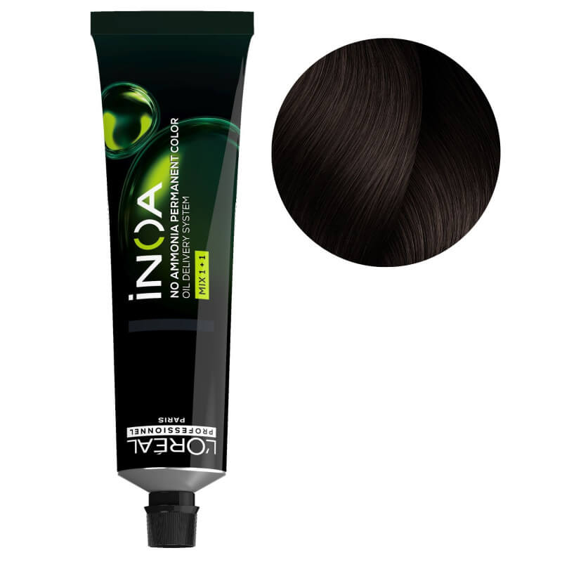 Coloração iNOA 5.15 castanho claro cinza acaju 60ML