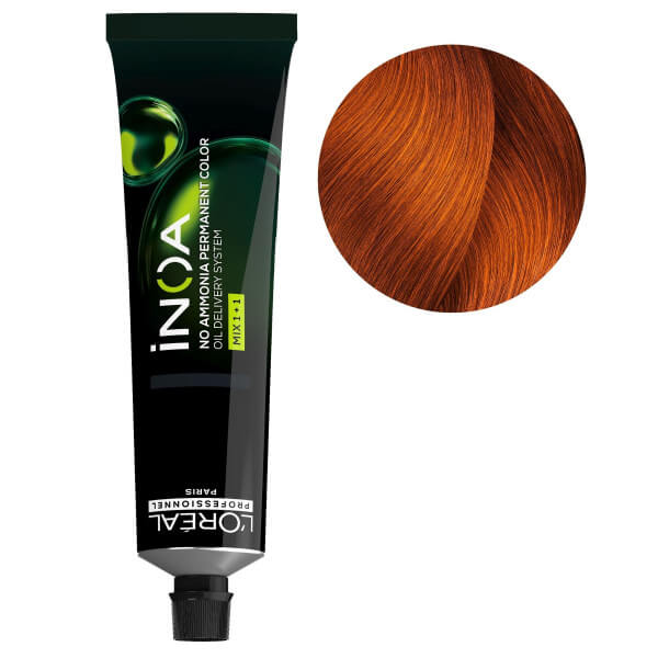 iNOA rubilane 6.40 color cobrizo rubio oscuro intenso 60ML