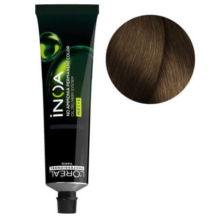 Coloration iNOA 7.18 blond cendré mocca