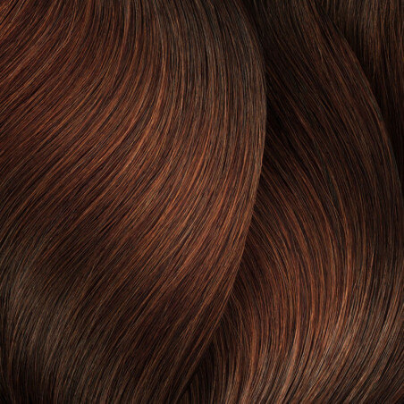 Coloração iNOA 5.4 castanho claro acobreado.