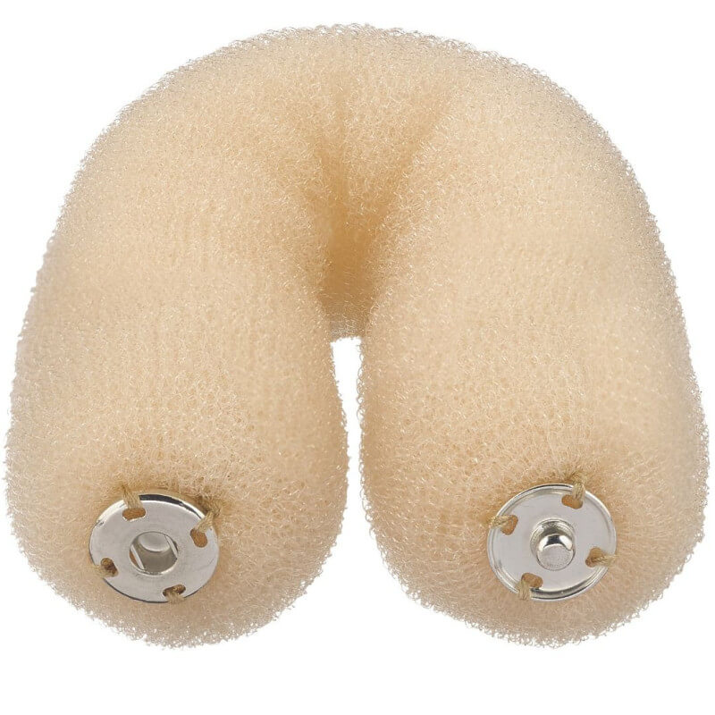 Bun krullend nylon blond 23cm Sibel Bun krullend nylon blond 23cm Sibel