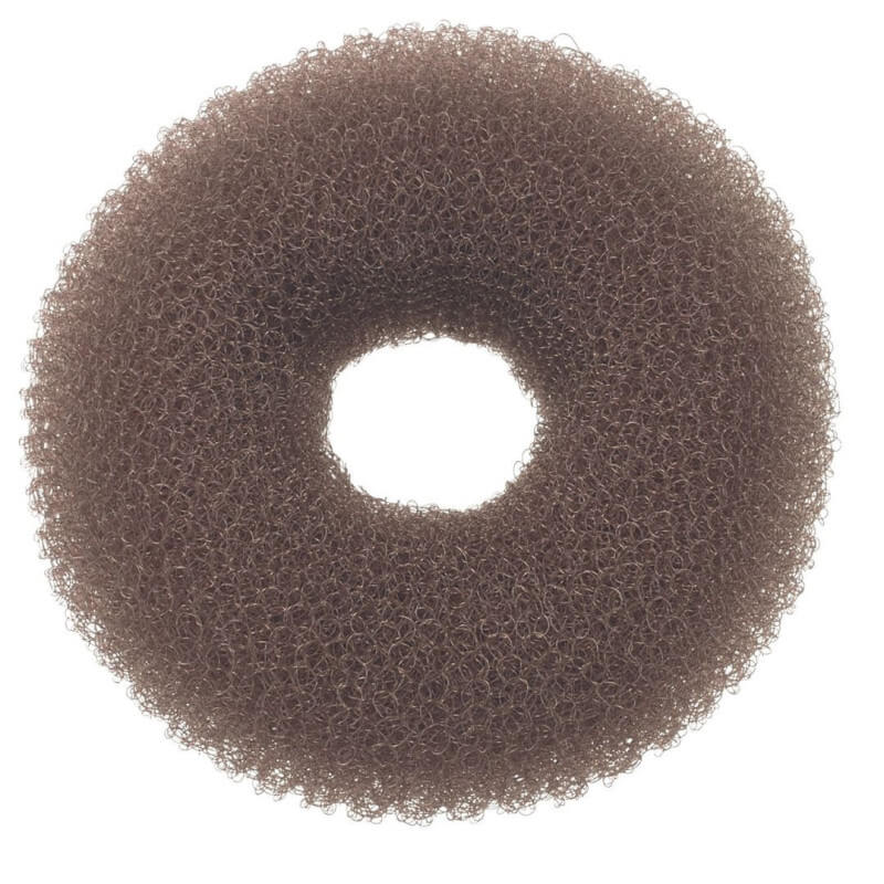 Bun crépon nylon brun Sibel 9cm 