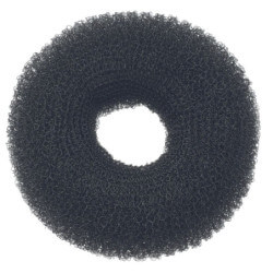 Bun de crêpe de nylon preto Sibel 9cm