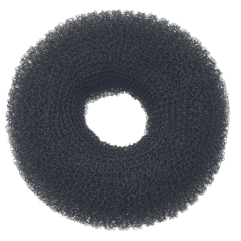 Bun de crêpe de nylon preto Sibel 9cm Bun de crêpe de nylon preto Sibel 9cm