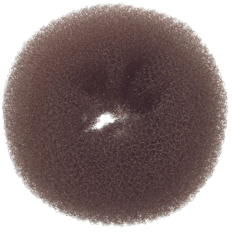 Bun de nylon marrom crepom Sibel 10cm Bun de nylon marrom crepom Sibel 10cm
