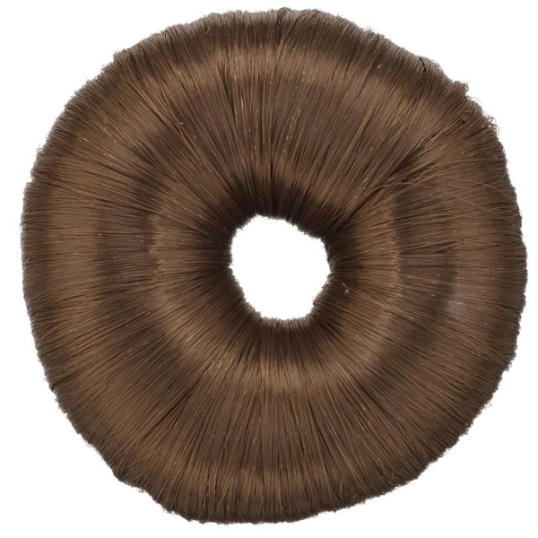 Bun crépon coton brun Sibel 9cm 