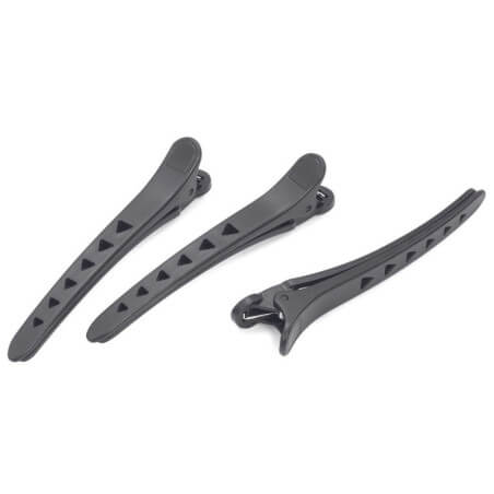 6 grampos de cabelo 100% plástico reciclado Sibel