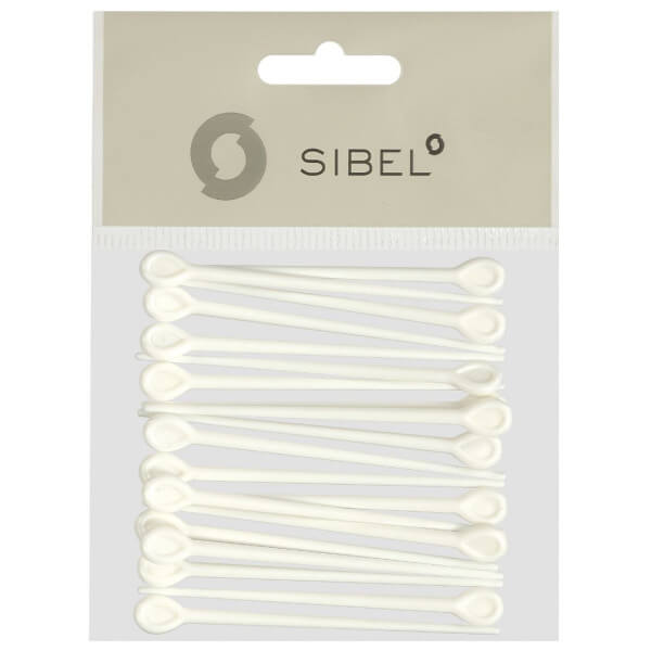 20 witte plastic kammen Sibel 20 witte plastic kammen Sibel