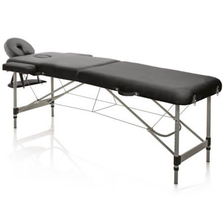 Cama de alumínio preto Master.