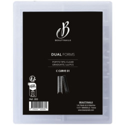 Capsules Soft Gel Tips forme Coffin Beauty Nails 500 pièces