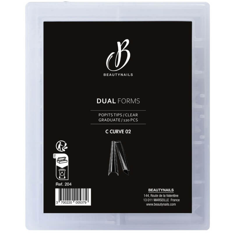 Capsules Soft Gel Tips forme Coffin Beauty Nails 500 pièces
