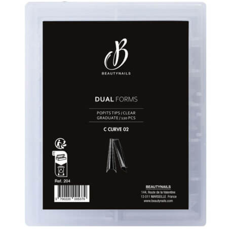Capsules Soft Gel Tips forme Coffin Beauty Nails 500 pièces