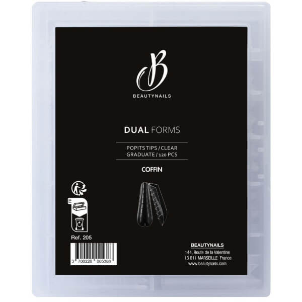 Capsules Soft Gel Tips forme Coffin Beauty Nails 500 pièces Capsules Soft Gel Tips forme Coffin Beauty Nails 500 pièces