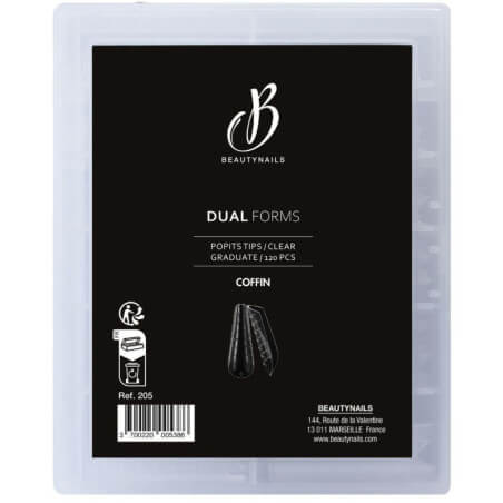 Capsules Soft Gel Tips forme Coffin Beauty Nails 500 pièces