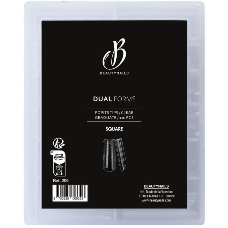Capsules Soft Gel Tips forme Coffin Beauty Nails 500 pièces