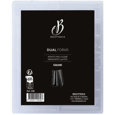 Capsules Soft Gel Tips forme Coffin Beauty Nails 500 pièces