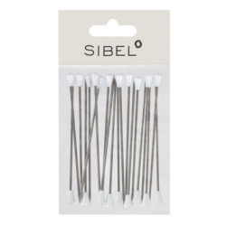 Conjunto de 20 alfinetes de metal 70mm Sibel