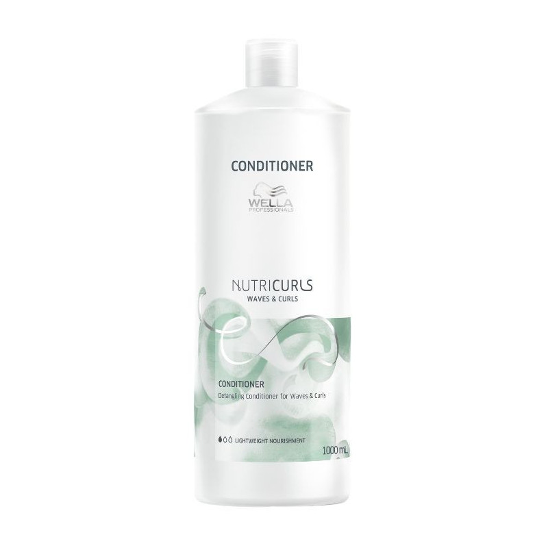 NUTRICURLS Conditioner detangler for wavy and curly hair 1000ml