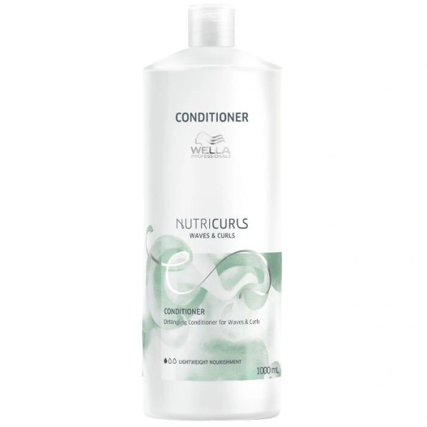 NUTRICURLS Conditioner Detangler für gewelltes und lockiges Haar 1000ml