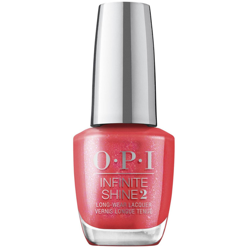 Vernis à ongles OPI Infinite Shine | Left your texts on red