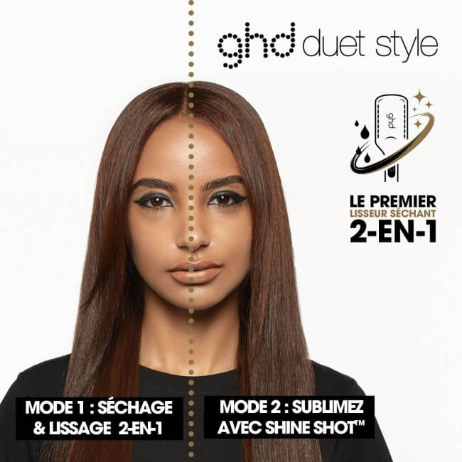 Lisseur séchant Duet Style 2-en-1 noir ghd