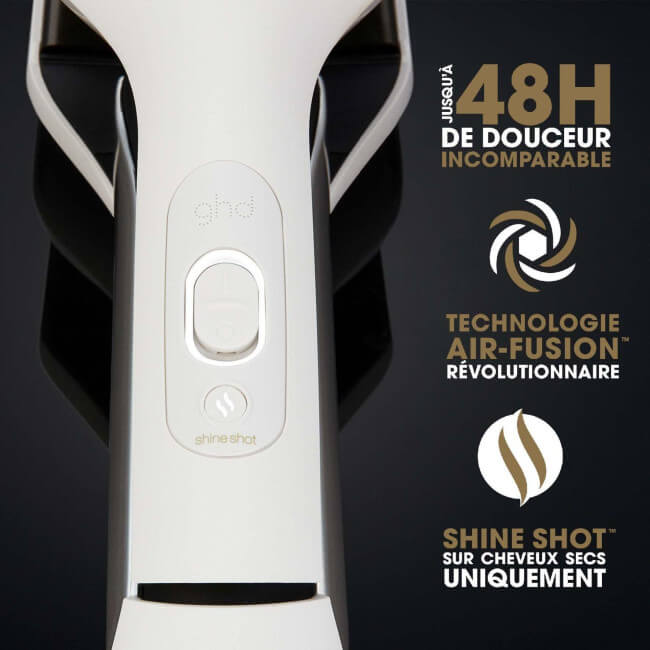 Lisseur séchant Duet Style 2-en-1 blanc ghd