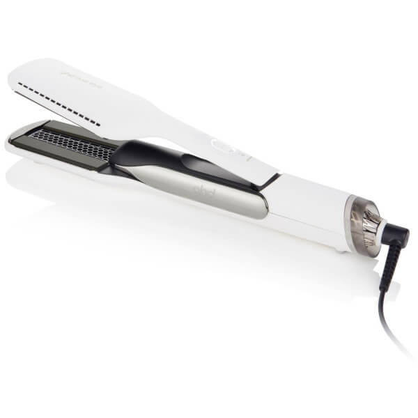 Duet Style 2-in-1 hair straightener white ghd