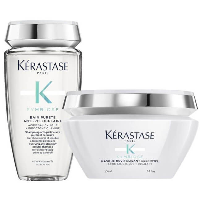 Duo anti-caspa couro cabeludo oleoso Symbiose Kérastase