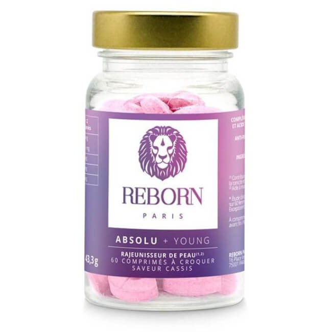 Complementos alimentares antienvelhecimento Absolu+ Young Reborn 48g