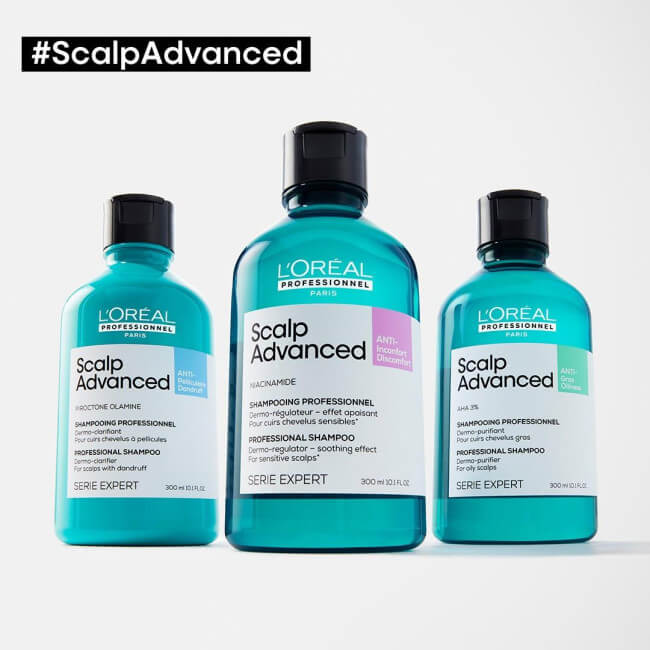 Shampooing clarifiant antipelliculaire Scalp Advanced L'Oréal Professionnel 300ML