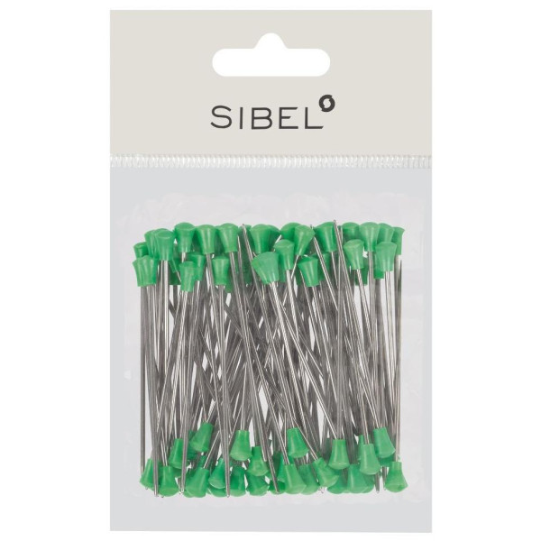 Set of 100 metal hairpins 60 mm Sibel