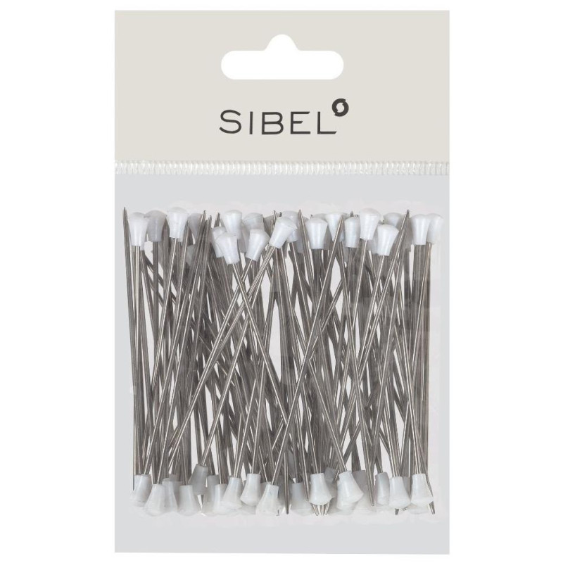 Set of 100 pieces of 70mm metal pins Sibel