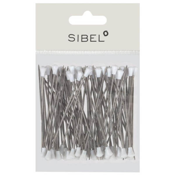 Set di 100 spilli in metallo da 70 mm Sibel